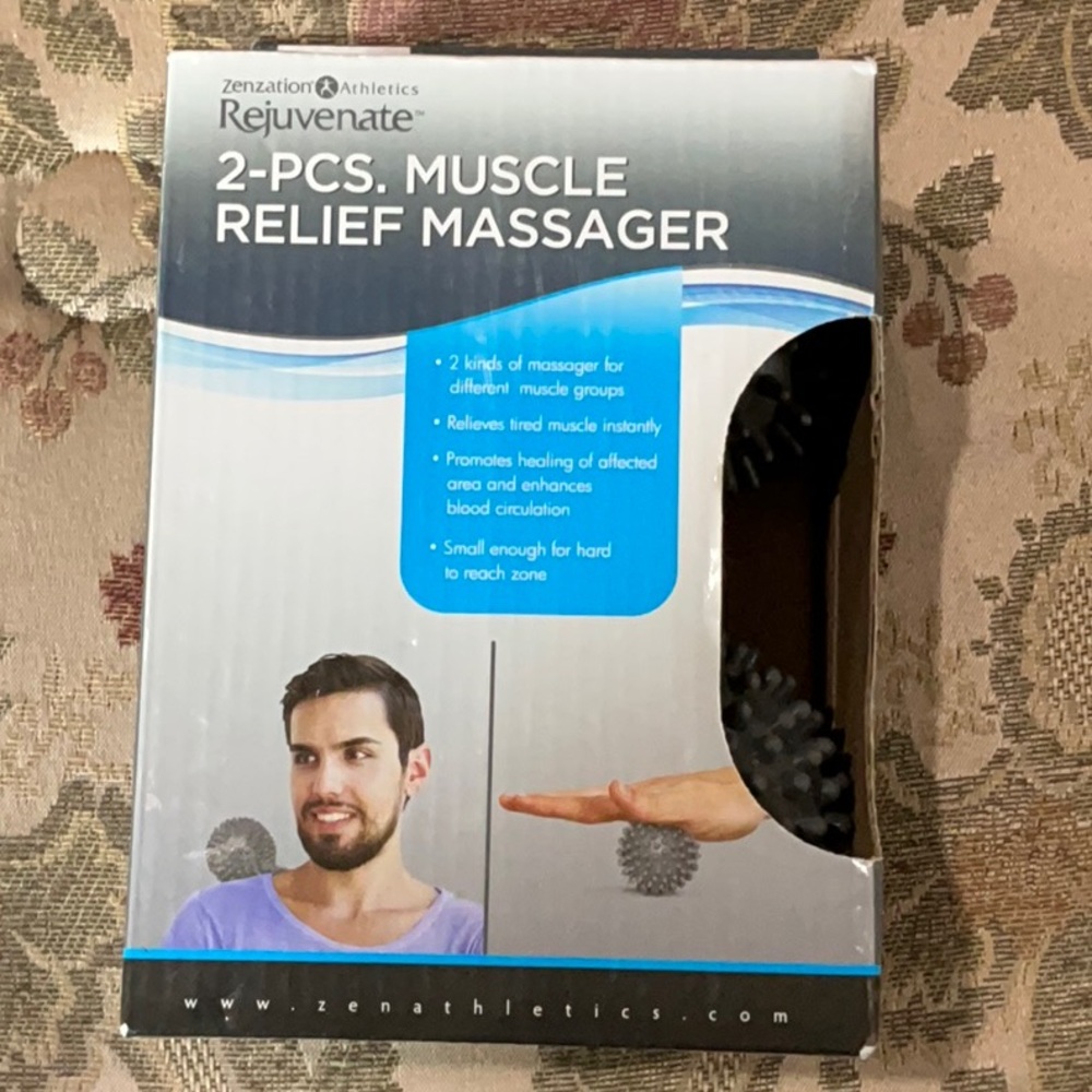 🌷ZENZATION ATHLETICS 2 PIECE MUSCLE RELIEF MASSAGER NWT